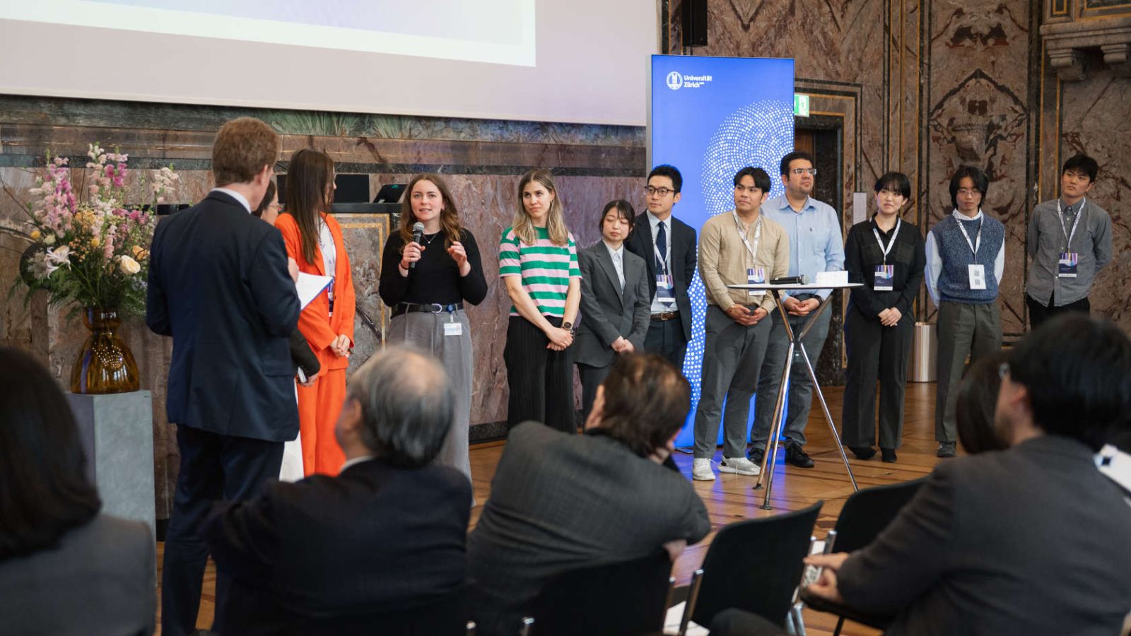 Die Teilnehmenden am Early Career Researcher Pitch